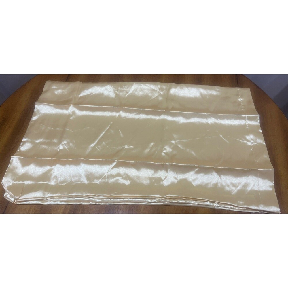 Satin Pillowcase Set, Gold, 20x30 New